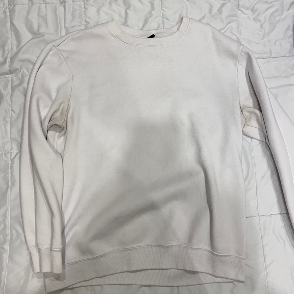 White crew neck